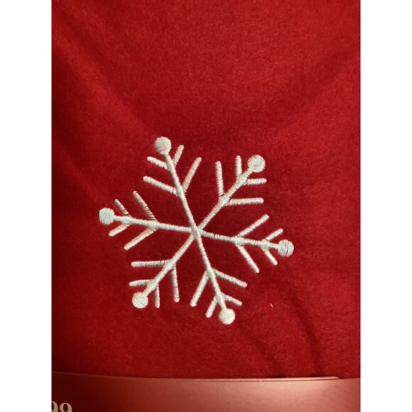 Chickens & Santa Christmas Tree Skirt 48" Red Shed Brand New Tractor Supply - Picture 7 of 7